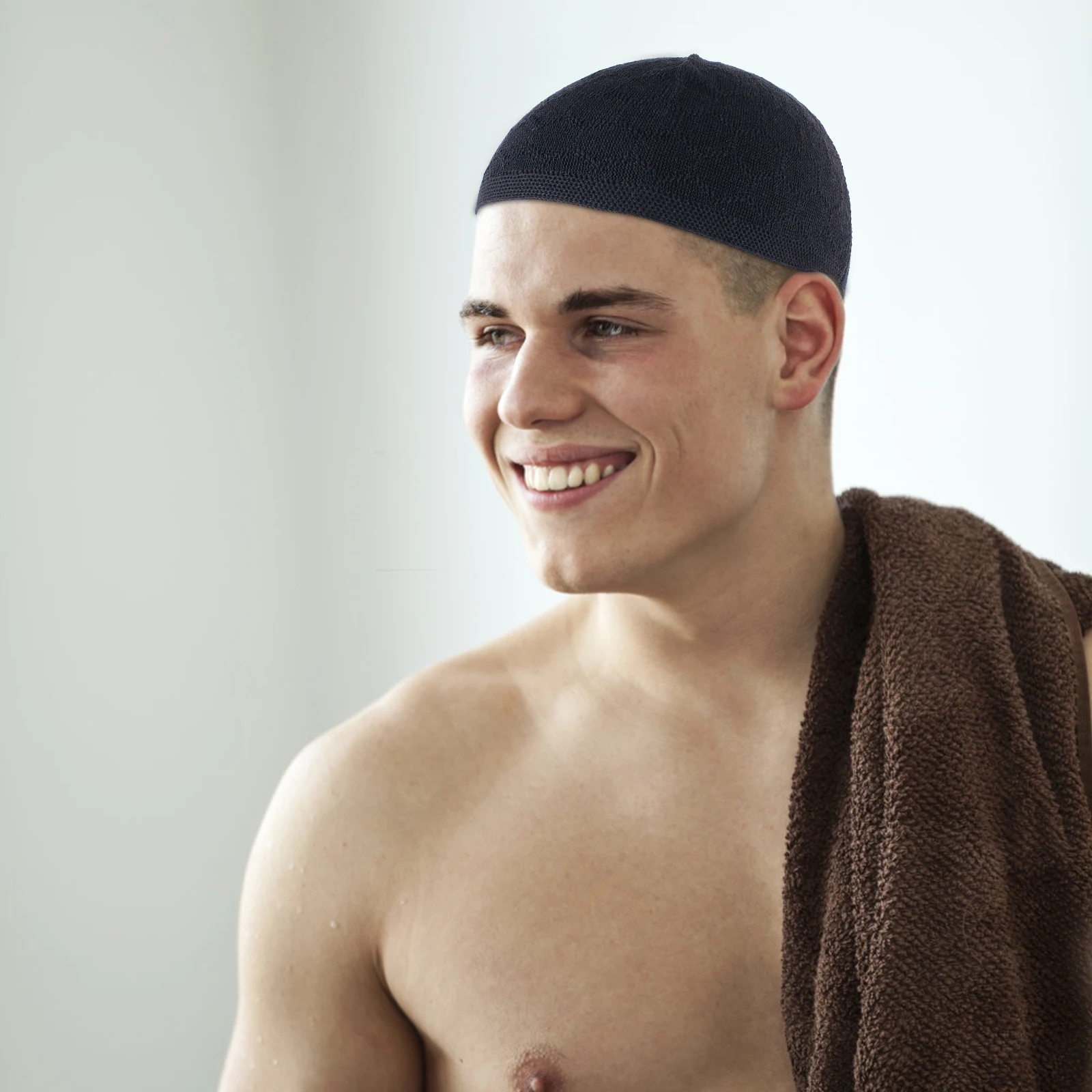 Muslim Crochet Hat Men Head Cap Comfortable Stylish Knitting Skin Design Reusable Male Wrap Hats for Men Fashionable Look
Muslim Crochet Hat Men Head Cap Comfortable Stylish Knitting Skin Design Reusable Male Wrap Hats for Men Fashionable Look