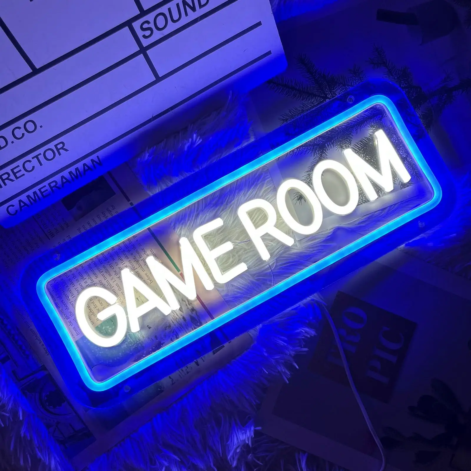Светодиодные неоновые вывески GAME ROOM — игровой рай, питание от USB с регулируемыми переключателями для игровых комнат, вечеринок и баров
Светодиодные неоновые вывески GAME ROOM — игровой рай, питание от USB с регулируемыми переключателями для игровых комнат, вечеринок и баров