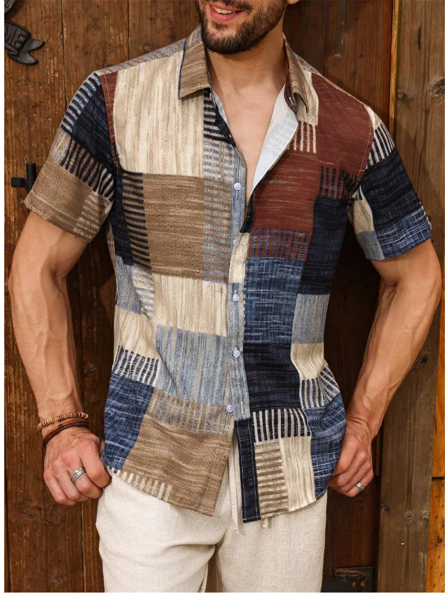 2024 Men's Fashion Loose Short Sleeve Retro Pattern 3D Printed Shirt, Suitable for Casual Beach Hawaiian Short Sleeve XS-5XL
2024 Men's Fashion Loose Short Sleeve Retro Pattern 3D Printed Shirt, Suitable for Casual Beach Hawaiian Short Sleeve XS-5XL