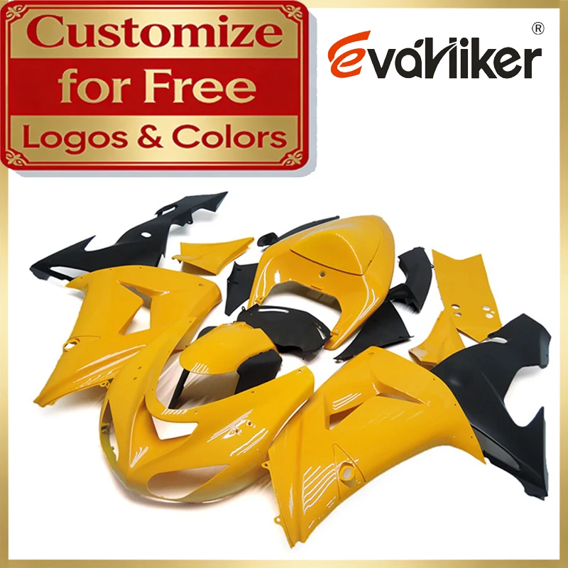 ABS Injection Mold Body Kit For Kawasaki ZX10R 2006 2007 yellow ZX-10R 06 07 Motorcycle Fairing Kit Customizable Colors
ABS Injection Mold Body Kit For Kawasaki ZX10R 2006 2007 yellow ZX-10R 06 07 Motorcycle Fairing Kit Customizable Colors