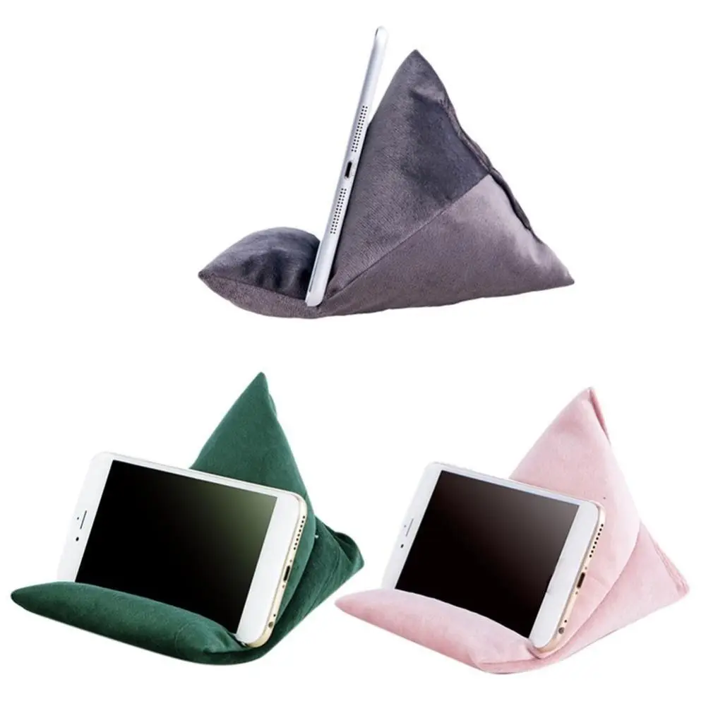Velvet Pillows Mobile Phone Holder Skin Friendly DIY Crafts Triangle Phone Stand Portable Cushion Soft Fabric Phone Rack
Velvet Pillows Mobile Phone Holder Skin Friendly DIY Crafts Triangle Phone Stand Portable Cushion Soft Fabric Phone Rack