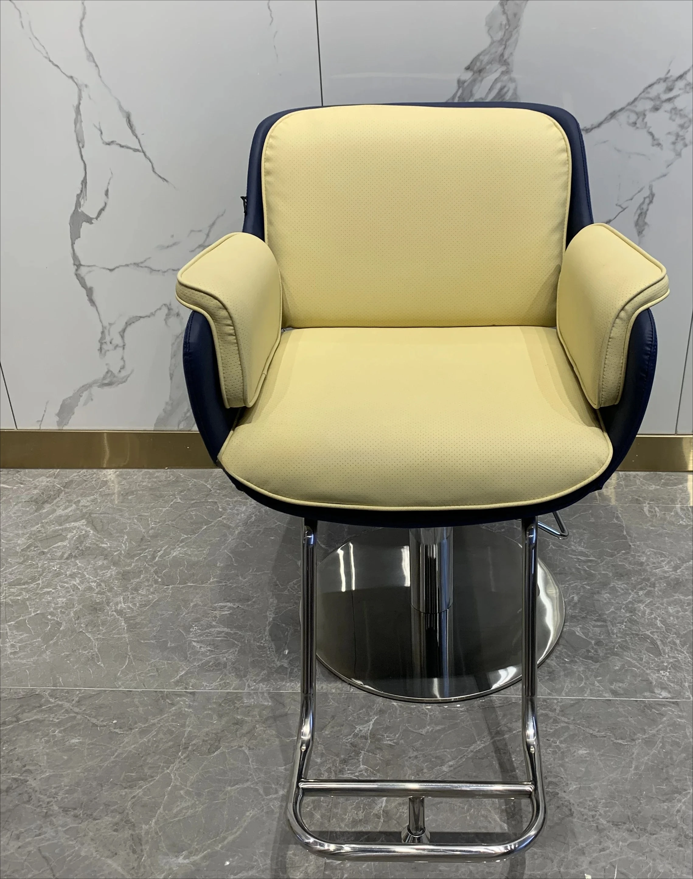 Stainless Steel Chair for Hair Salon Lifting Hair Cutting and Dyeing Chair
Stainless Steel Chair for Hair Salon Lifting Hair Cutting and Dyeing Chair