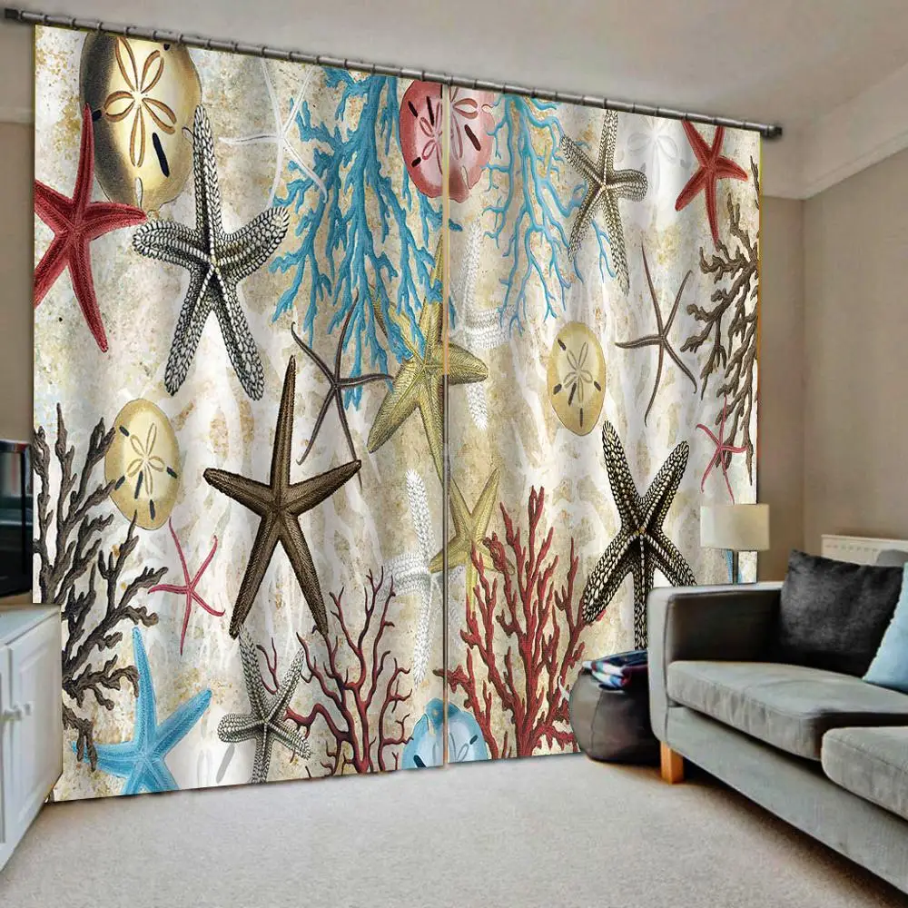 3D Curtain Luxury Blackout Window Curtain Living Room beach star curtains blackout curtains
3D Curtain Luxury Blackout Window Curtain Living Room beach star curtains blackout curtains