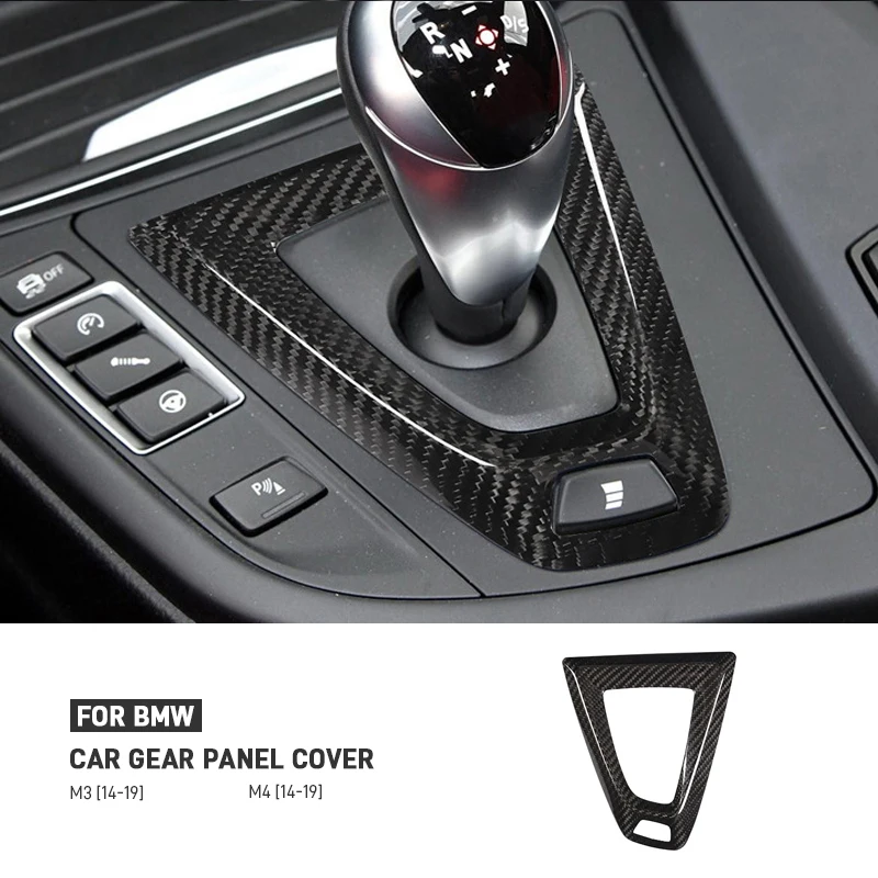 For BMW M3 F80 M4 F82 F83 2014-2019 Real Carbon Fiber Car Central Control Gear Shift Knob Panel Protector Trim Cover Accessories
For BMW M3 F80 M4 F82 F83 2014-2019 Real Carbon Fiber Car Central Control Gear Shift Knob Panel Protector Trim Cover Accessories