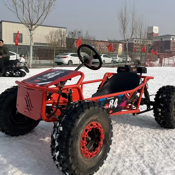 212cc 4 Stroke Large-Frame Adult Racing All-Terrain Speed Off-Road Go-Kart Integrated Differential Dual Hydraulic Disc Brakes
212cc 4 Stroke Large-Frame Adult Racing All-Terrain Speed Off-Road Go-Kart Integrated Differential Dual Hydraulic Disc Brakes