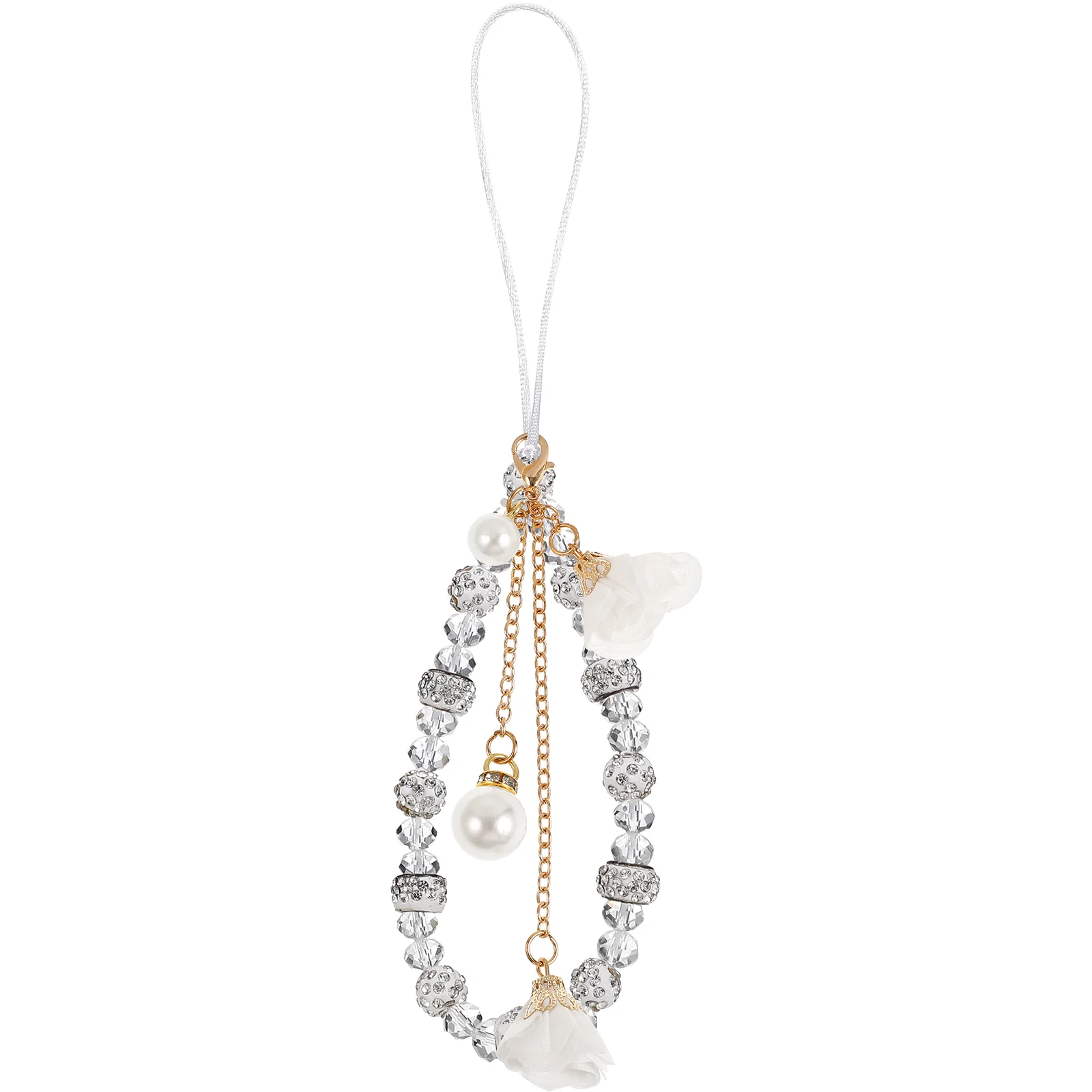 Mobile Phone Non-slip Bracelet Charm Keychain Strap Beaded Lanyard Charms White Beads
Mobile Phone Non-slip Bracelet Charm Keychain Strap Beaded Lanyard Charms White Beads