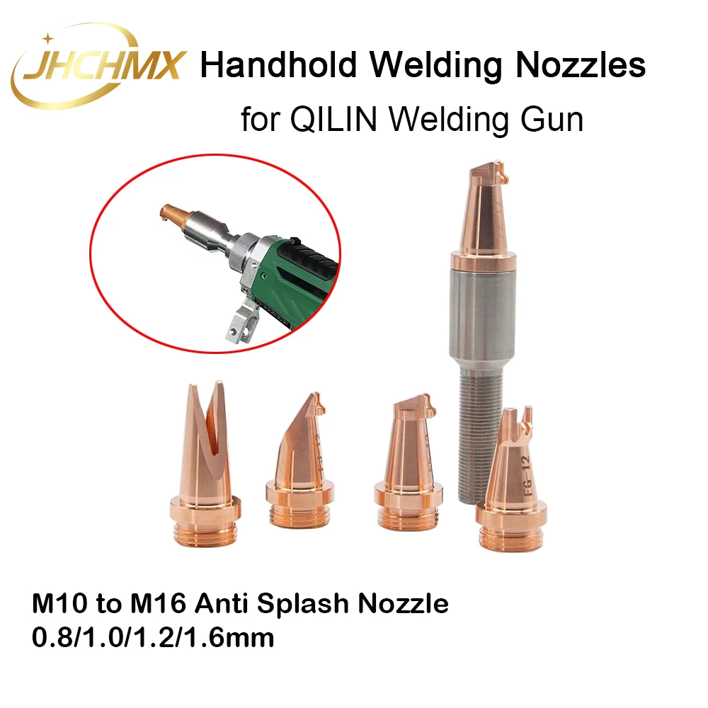 New QiLin Handheld Anti Splash Welding Nozzles M16*1.25 FE/FG-12/16/20 M10 to M16 Graduated Tube for QILIN Welding Gun Parts
New QiLin Handheld Anti Splash Welding Nozzles M16*1.25 FE/FG-12/16/20 M10 to M16 Graduated Tube for QILIN Welding Gun Parts
