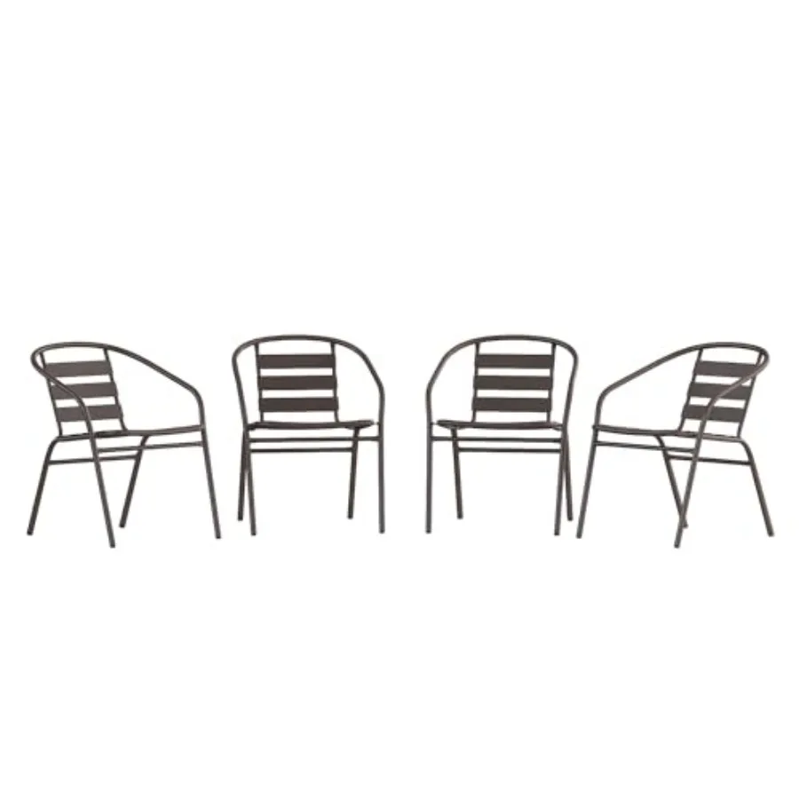 Lila Metal Restaurant Stack Chairs with Metal Slats Set of 4 Bronze
Lila Metal Restaurant Stack Chairs with Metal Slats Set of 4 Bronze