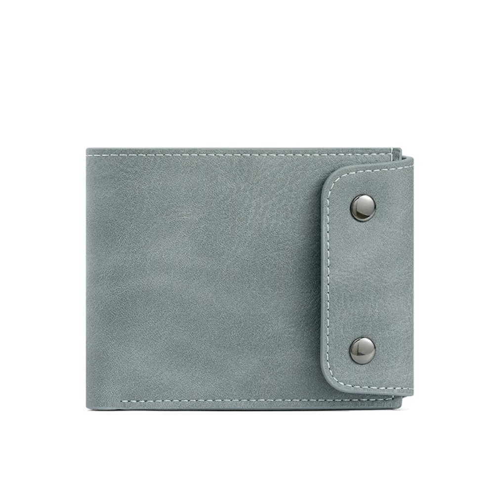 Simple Business Men's Short Wallet Cash Bag Pu Leather Male Bifold Wallet Solid Color Casual Credit Card Holder Gift
Simple Business Men's Short Wallet Cash Bag Pu Leather Male Bifold Wallet Solid Color Casual Credit Card Holder Gift