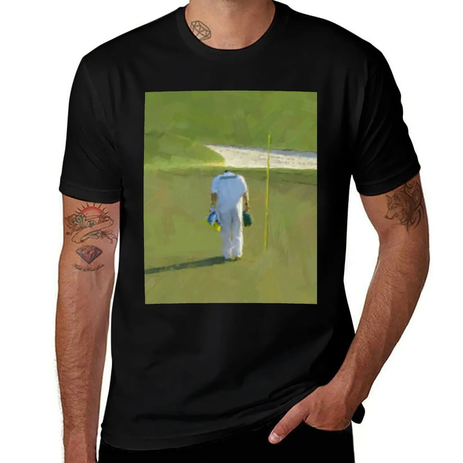 Caddie bowed to the course. Masters 2021 T-Shirt Casual Daily Outfit T-Shirt
Caddie bowed to the course. Masters 2021 T-Shirt Casual Daily Outfit T-Shirt