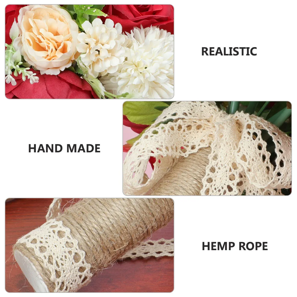 1pc Bridal Simulation Adornment Romantic Bridal Wedding Decor Flower Bouquet Wedding Party Photo Prop Elegant Flower Bouquet For
1pc Bridal Simulation Adornment Romantic Bridal Wedding Decor Flower Bouquet Wedding Party Photo Prop Elegant Flower Bouquet For