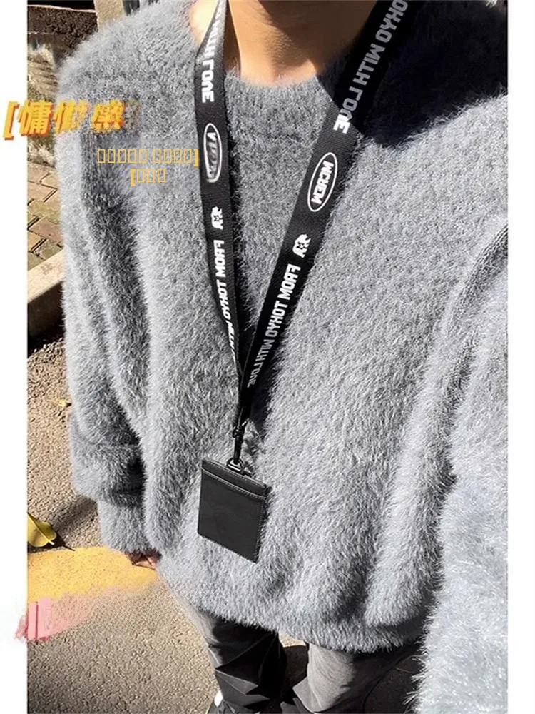 Мягкий свитер из норки для мужчин, осенне-зимний, вязаный, повседневный, свободного кроя, с круглым вырезом, с длинными рукавами, утепленный
Мягкий свитер из норки для мужчин, осенне-зимний, вязаный, повседневный, свободного кроя, с круглым вырезом, с длинными рукавами, утепленный