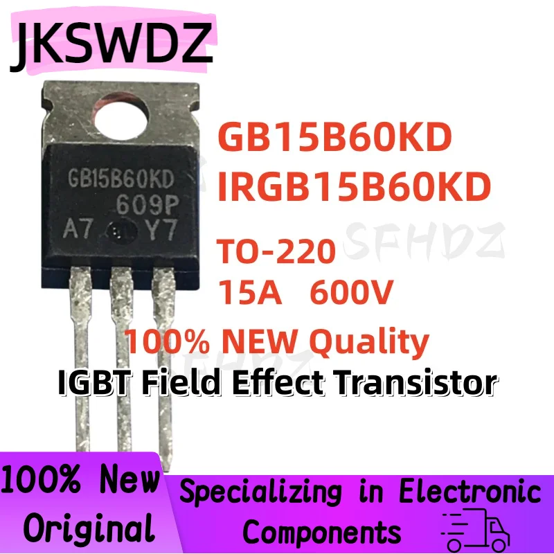 Excellent Quality 10/20/30PCS 100% Brand New IRGB15B60KD GB15B60KD TO-220 15A 600V IGBT Field Effect Transistor
Excellent Quality 10/20/30PCS 100% Brand New IRGB15B60KD GB15B60KD TO-220 15A 600V IGBT Field Effect Transistor