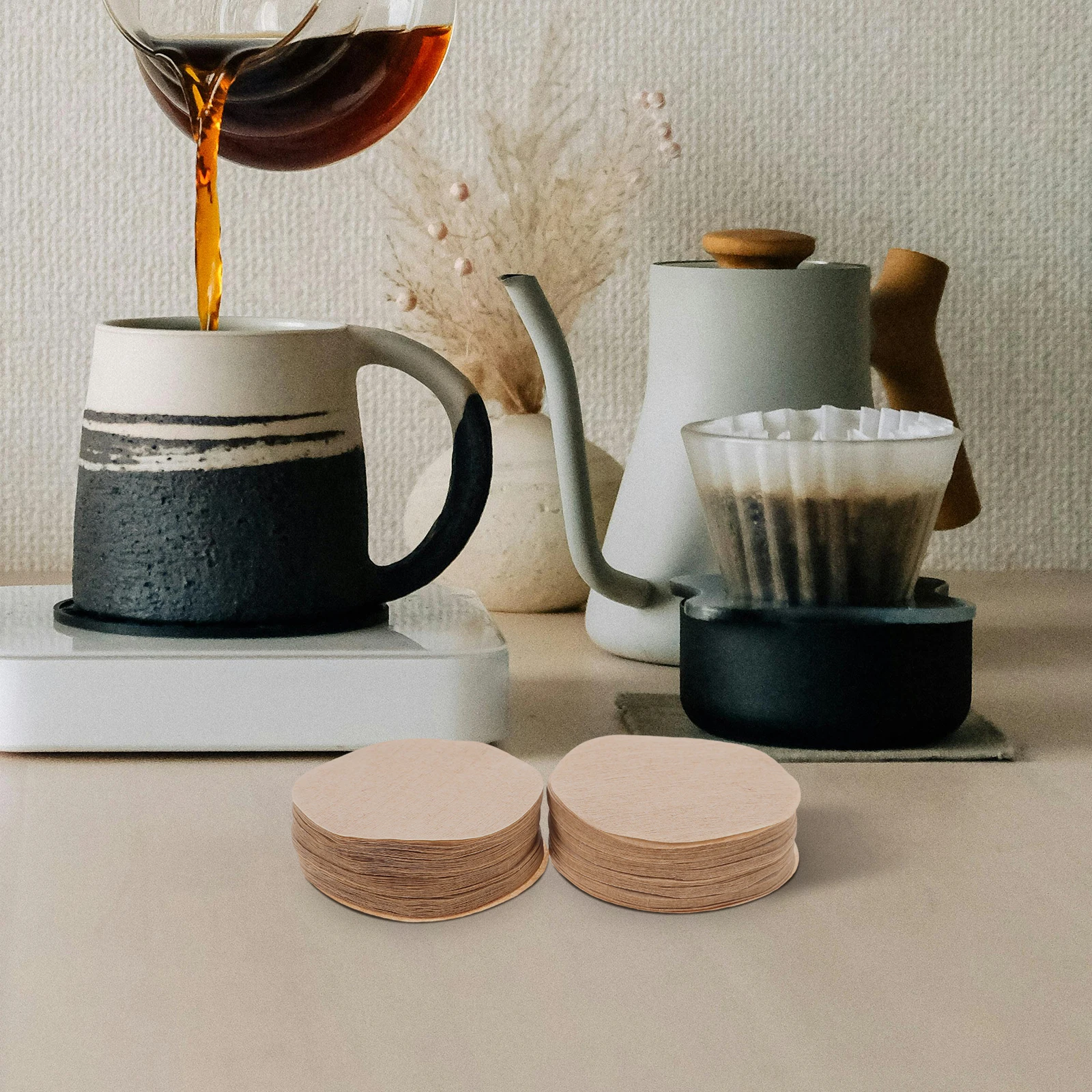 200 Pcs Round Coffee Filter Papers Pads for Machine Espresso Filters Making Supply
200 Pcs Round Coffee Filter Papers Pads for Machine Espresso Filters Making Supply