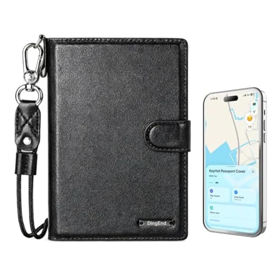 Passport Holder for Travel, Apple MFi Certified Smart Passport Cover Works with Find My, Rechargeable Travel Wallet with Lanyar
Passport Holder for Travel, Apple MFi Certified Smart Passport Cover Works with Find My, Rechargeable Travel Wallet with Lanyar