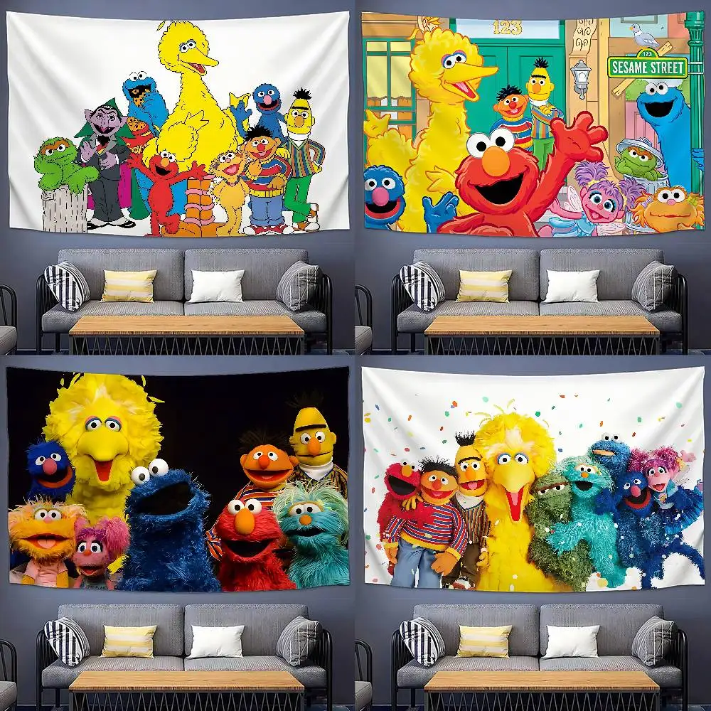 S-Sesames S-Streets Tapestry Wall Hanging Printed Polyester Tapestry INS Decoration Wall Decor
S-Sesames S-Streets Tapestry Wall Hanging Printed Polyester Tapestry INS Decoration Wall Decor