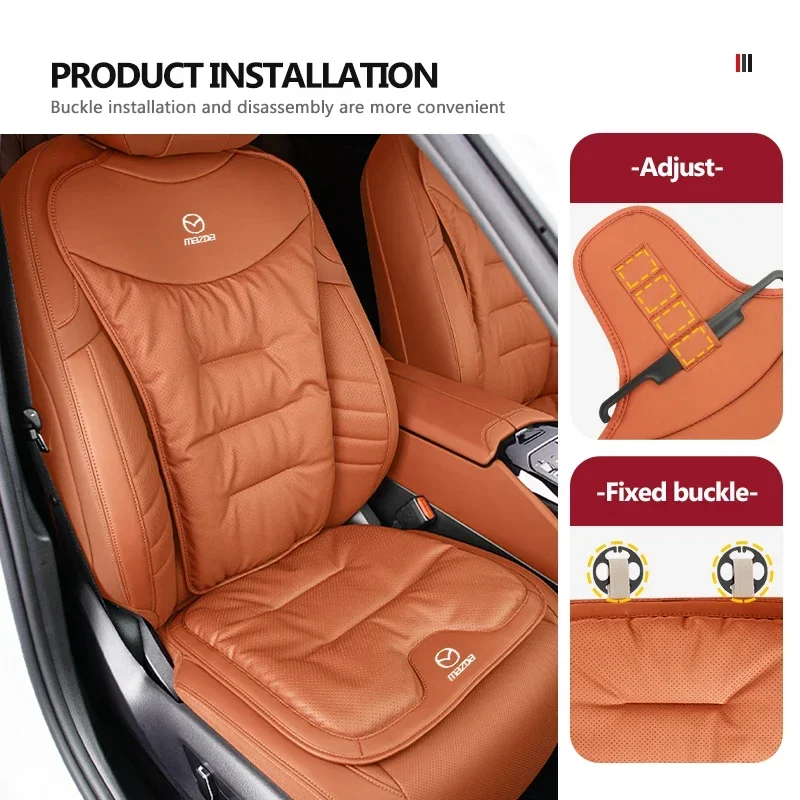 Car Seat Cushion Comfort Non-Slip Universal Office Chair Home For Mazda Axela Atenza CX9 MX3 MX5 RX8 RX7 MX30 CX30
Car Seat Cushion Comfort Non-Slip Universal Office Chair Home For Mazda Axela Atenza CX9 MX3 MX5 RX8 RX7 MX30 CX30