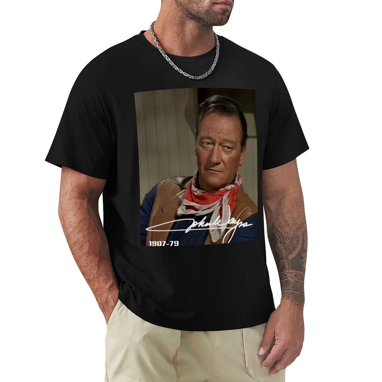 John Wayne The Duke T-Shirt Holiday Casual Short Sleeve Top
John Wayne The Duke T-Shirt Holiday Casual Short Sleeve Top