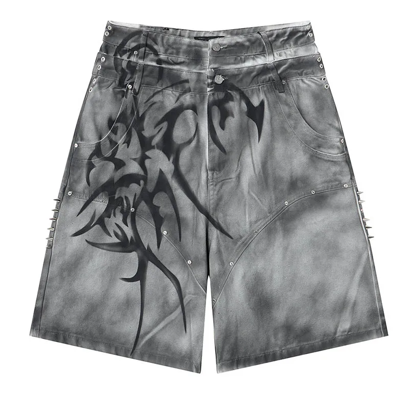 Hip Hop Vintage Baggy Jeans Pants Harakuju Streetwear Casual Denim Shorts For Male Patchwork
Hip Hop Vintage Baggy Jeans Pants Harakuju Streetwear Casual Denim Shorts For Male Patchwork