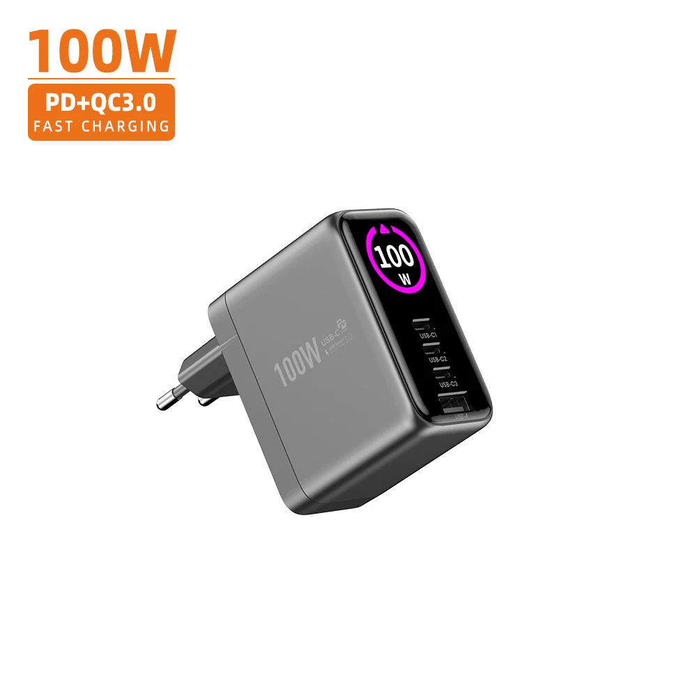 100W Charger TFT Display Fast Charger for Xiaomi Laptop Tablet Charger 65W PD Charger With USB Phone Charging
100W Charger TFT Display Fast Charger for Xiaomi Laptop Tablet Charger 65W PD Charger With USB Phone Charging