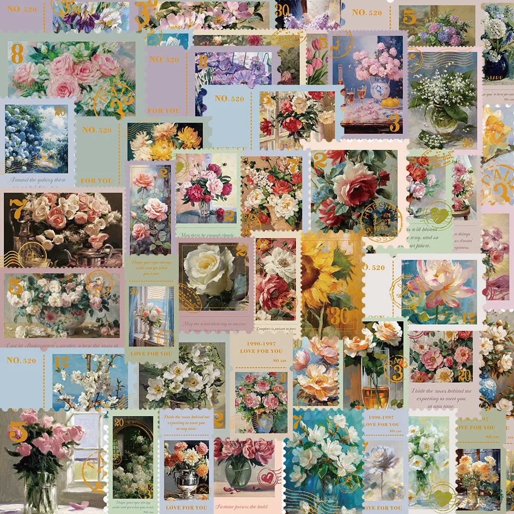 50Pcs Vintage Art Flower Botanical Sticker Pack Seal Decor for Journal/Water Bottle/Tablet DIY AnimeWorlds Store
50Pcs Vintage Art Flower Botanical Sticker Pack Seal Decor for Journal/Water Bottle/Tablet DIY AnimeWorlds Store