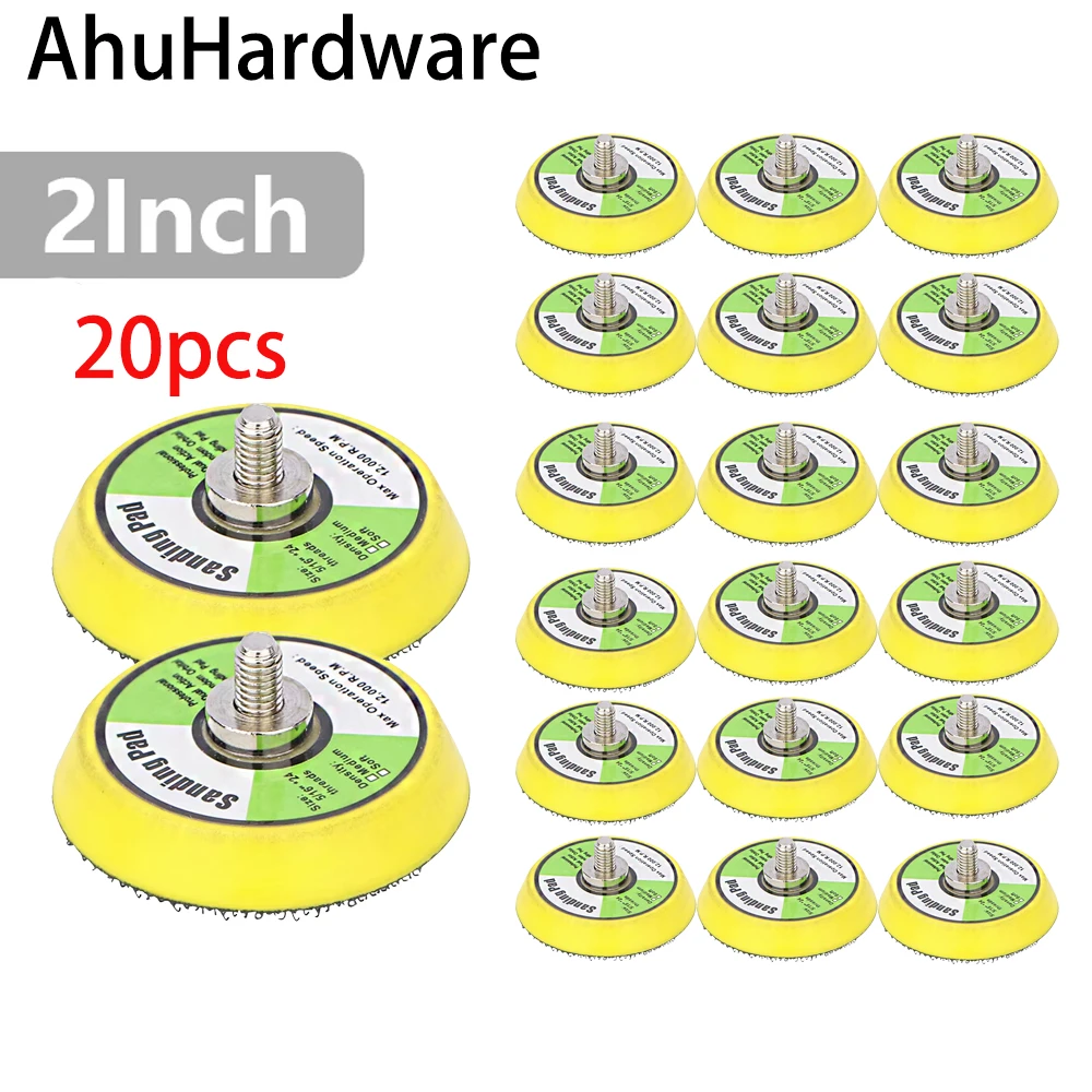 AhuHardware 2Inch Polishing Disc Sanding Pad Pneumatic Self-adhesive Suction Cup Pad Sandpaper Sucker For Electric Grinder
AhuHardware 2Inch Polishing Disc Sanding Pad Pneumatic Self-adhesive Suction Cup Pad Sandpaper Sucker For Electric Grinder