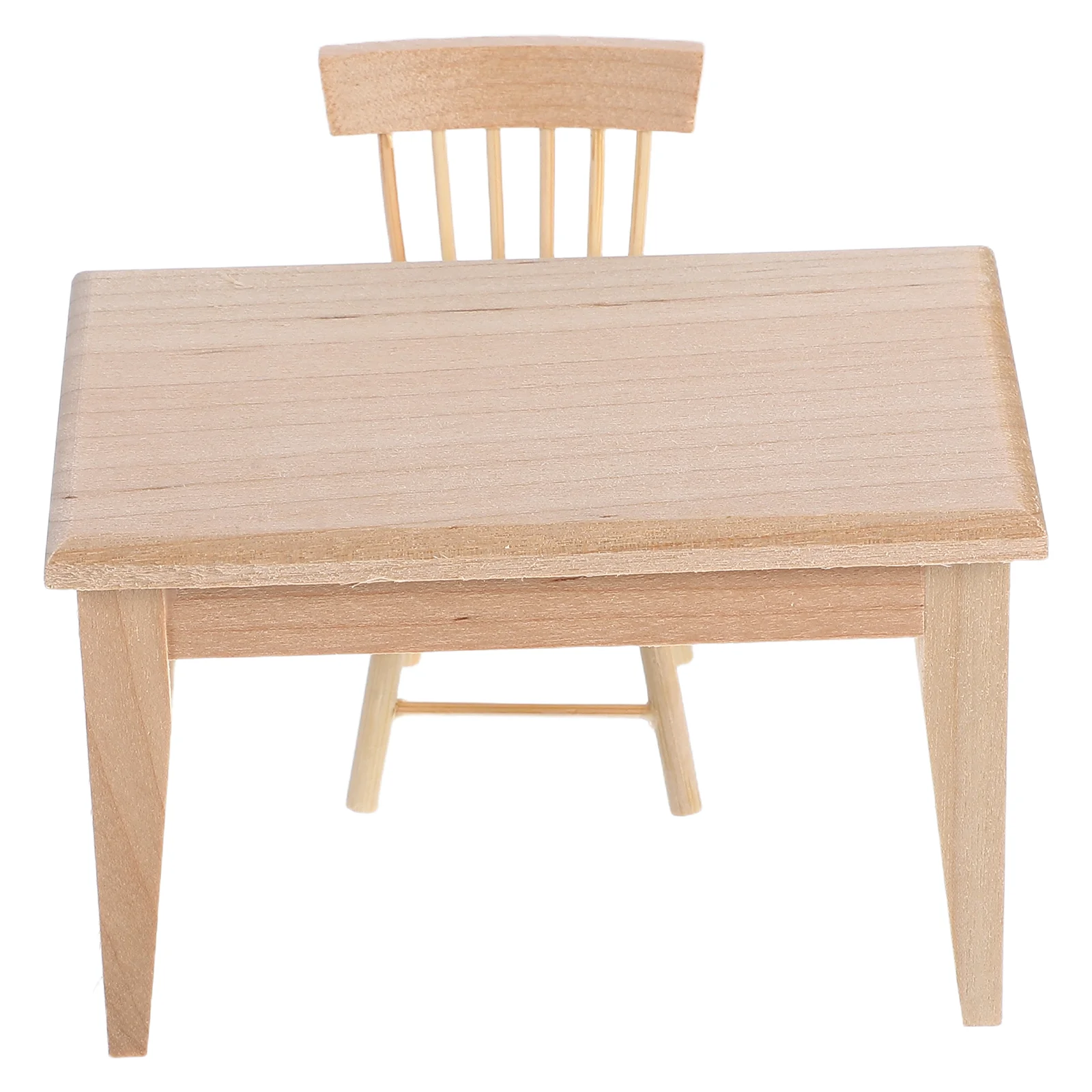 2 Pcs Mini Table and Chair Furniture Miniature Dolls House Accessories Oak Wooden Dollhouse
2 Pcs Mini Table and Chair Furniture Miniature Dolls House Accessories Oak Wooden Dollhouse