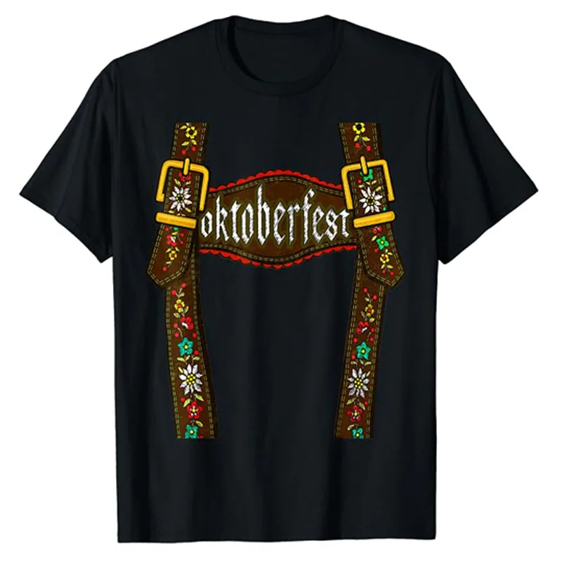 Lederhosen Suspenders Tee Oktoberfest Bavarian Munich Beer T-Shirt Octoberfest Beer Graphic Outfits Drinking Lover Drinker Tops
Lederhosen Suspenders Tee Oktoberfest Bavarian Munich Beer T-Shirt Octoberfest Beer Graphic Outfits Drinking Lover Drinker Tops