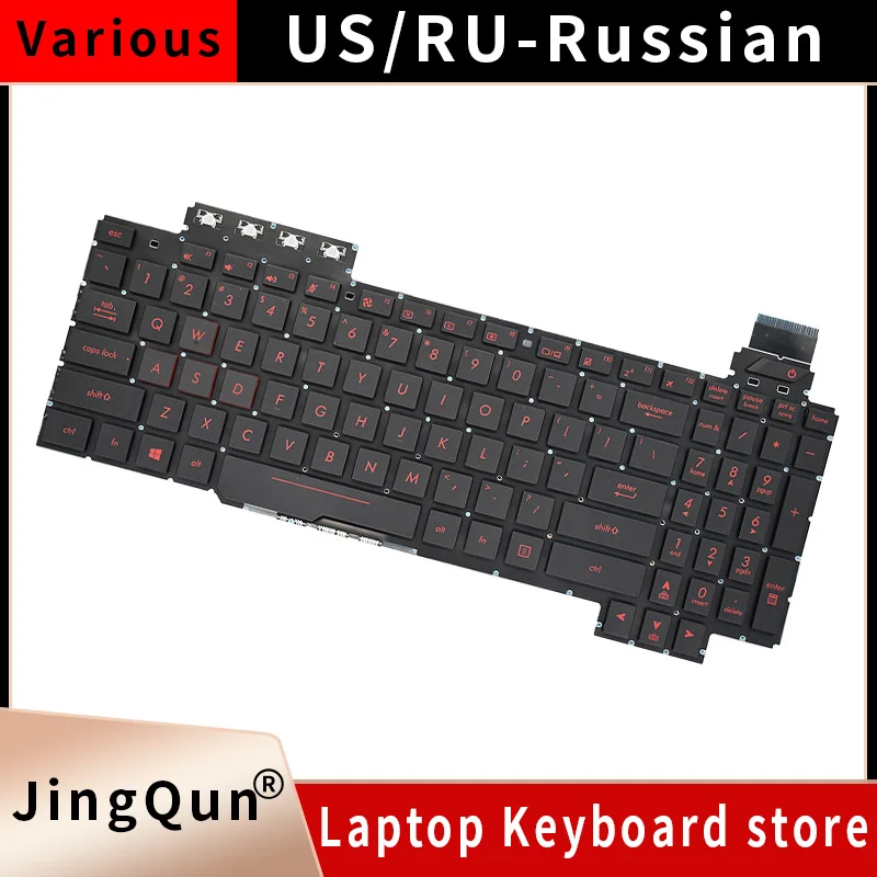 New US/Russian Keyboard For ASUS ROG FX503 FX503V FX503VM FX503VD FX63 FX63V FX63VD ZX63V With Backlit RU Клавиатура
New US/Russian Keyboard For ASUS ROG FX503 FX503V FX503VM FX503VD FX63 FX63V FX63VD ZX63V With Backlit RU Клавиатура