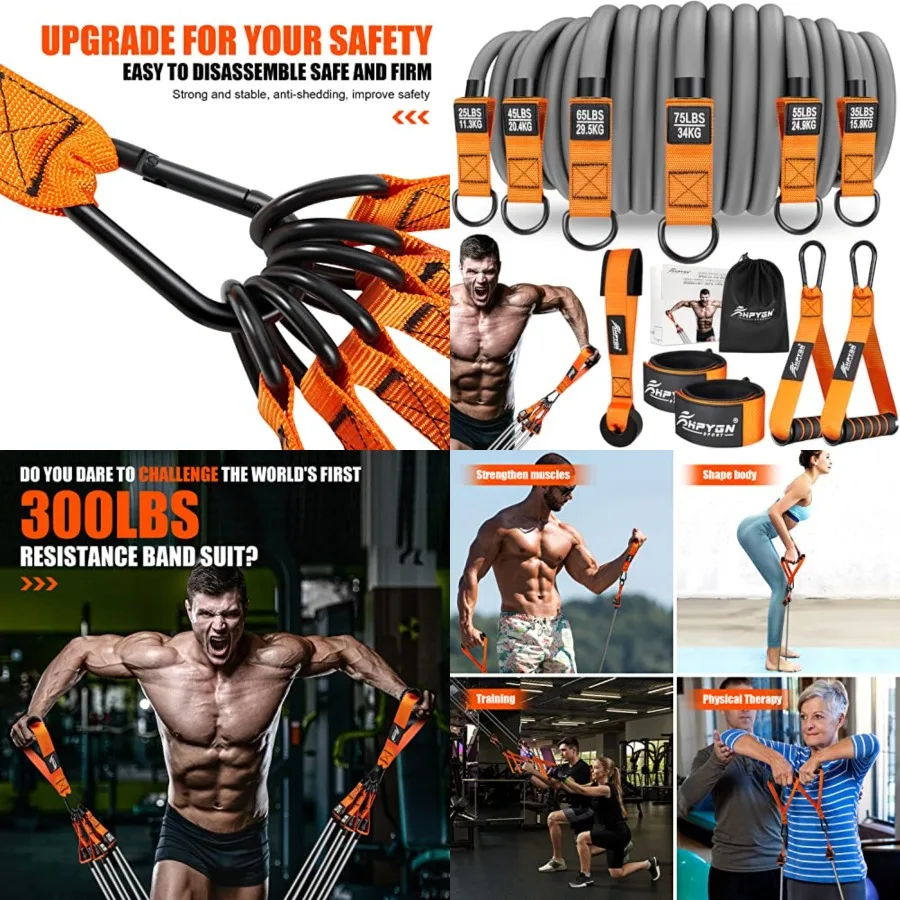 Heavy Resistance Bands, Exercise Bands for Working Out, Fitness Bands with Handles, Workout Bands for Men, Weight Bands Set for
Heavy Resistance Bands, Exercise Bands for Working Out, Fitness Bands with Handles, Workout Bands for Men, Weight Bands Set for