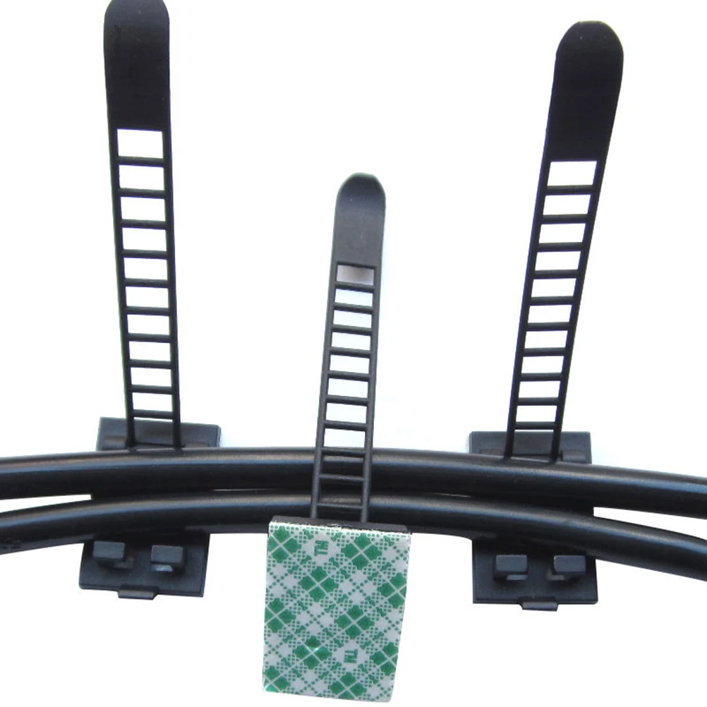 20 pcs Cable Clips Desk Organization Adhesive Wire Ties Holder Cord Management Under Table Mountable Adjustable Lock
20 pcs Cable Clips Desk Organization Adhesive Wire Ties Holder Cord Management Under Table Mountable Adjustable Lock