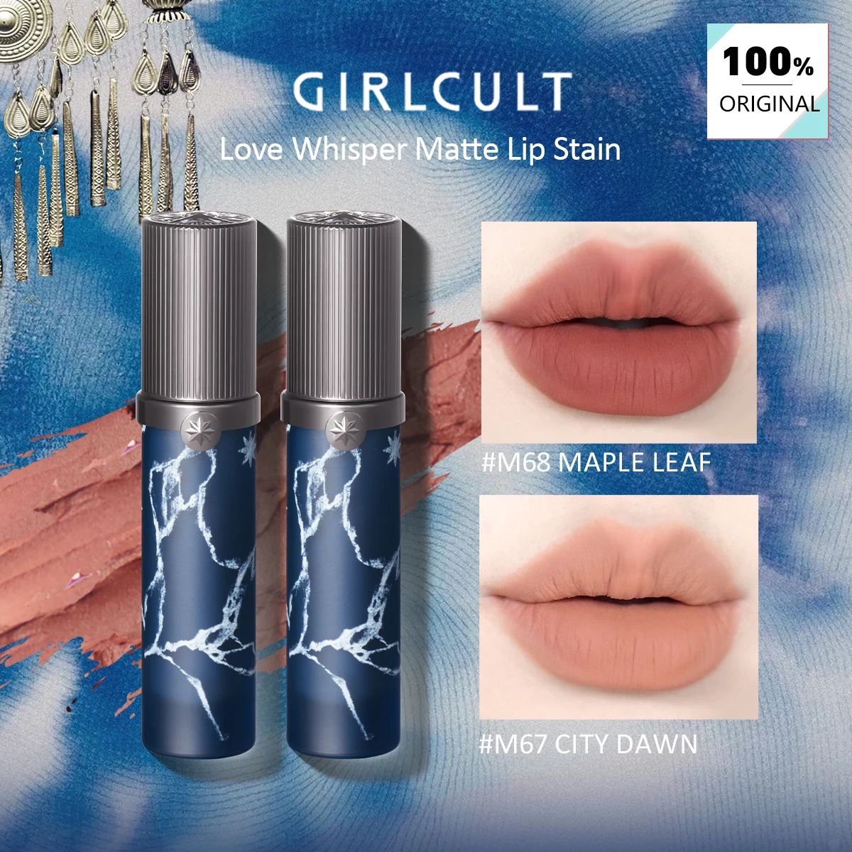 Матовая помада-тинт Girlcult Love Whisper M67-68, бархатистая матовая текстура, гладкая и шелковистая, высокопигментированная, стойкая и устойчивая к выцветанию.
Матовая помада-тинт Girlcult Love Whisper M67-68, бархатистая матовая текстура, гладкая и шелковистая, высокопигментированная, стойкая и устойчивая к выцветанию.