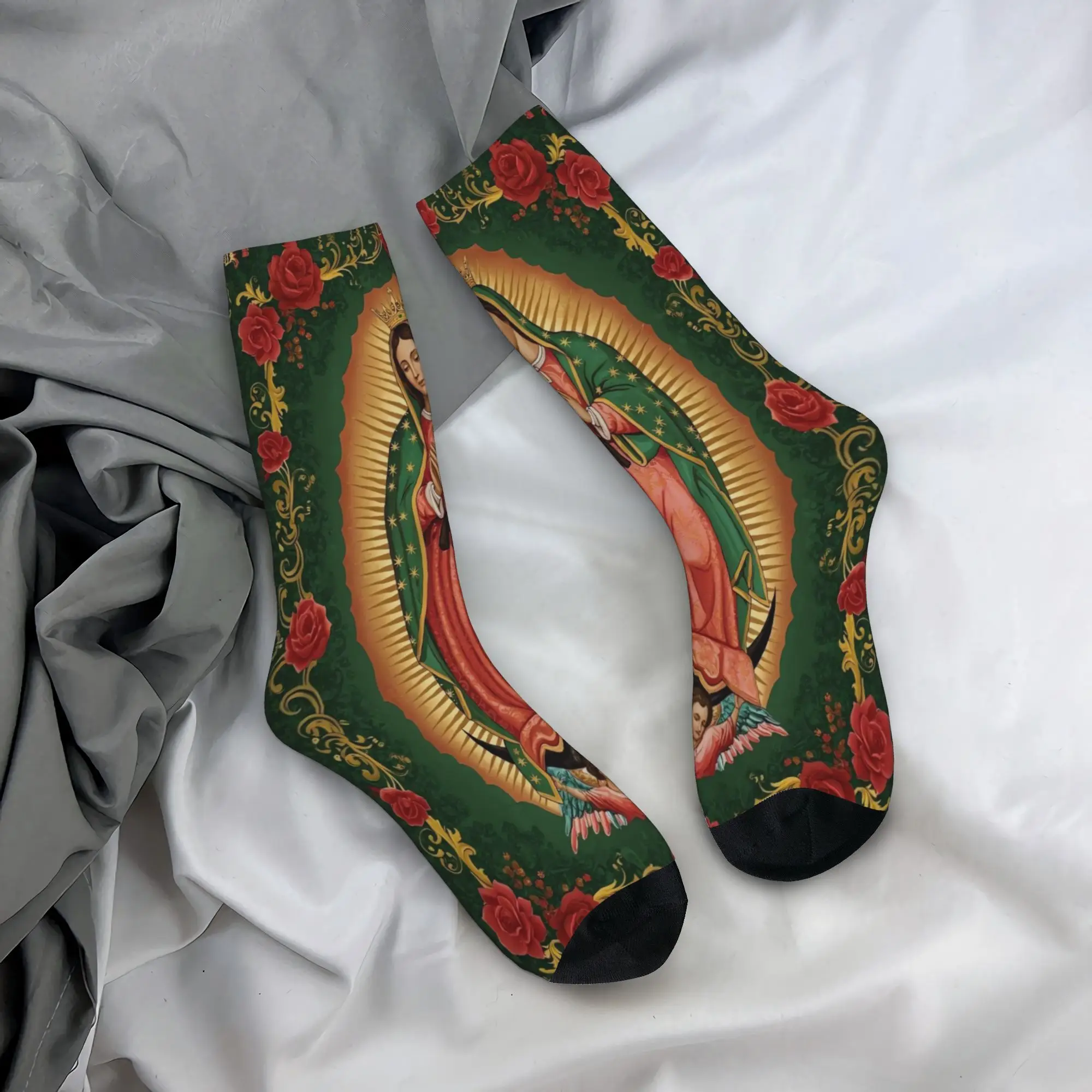 Men's Socks Our Lady of Guadalupe Stockings Winter Kawaii Medium Soft Socks Printed Climbing Non Skid Socks
Men's Socks Our Lady of Guadalupe Stockings Winter Kawaii Medium Soft Socks Printed Climbing Non Skid Socks