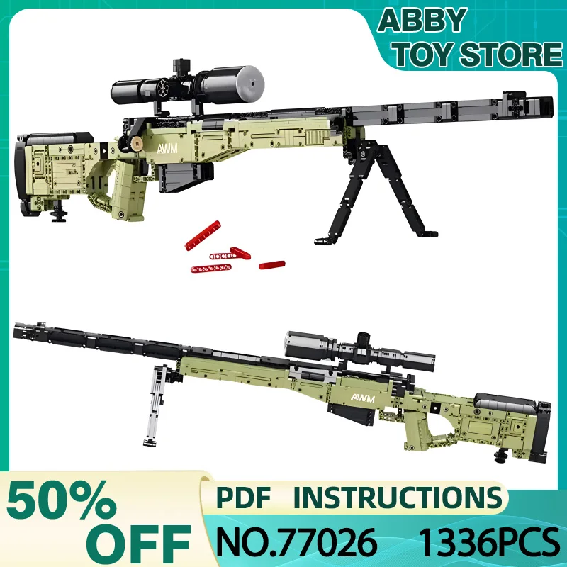 Reobrix 77026 MOC технический AWM снайперская модель, военное оружие, строительные блоки, кирпичи, головоломки, игрушки на день рождения, подарки для детей
Reobrix 77026 MOC технический AWM снайперская модель, военное оружие, строительные блоки, кирпичи, головоломки, игрушки на день рождения, подарки для детей