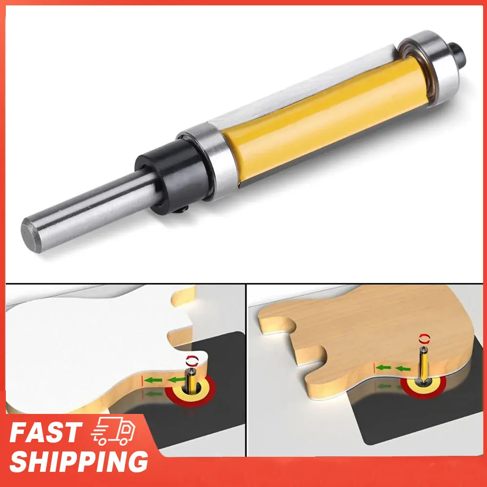 Фреза Прямая фреза с отделкой заподлицо Фреза с верхним и нижним подшипником 1-1/2 дюйма H * 1/4 дюйма Деревообрабатывающий инструмент с хвостовиком
Фреза Прямая фреза с отделкой заподлицо Фреза с верхним и нижним подшипником 1-1/2 дюйма H * 1/4 дюйма Деревообрабатывающий инструмент с хвостовиком