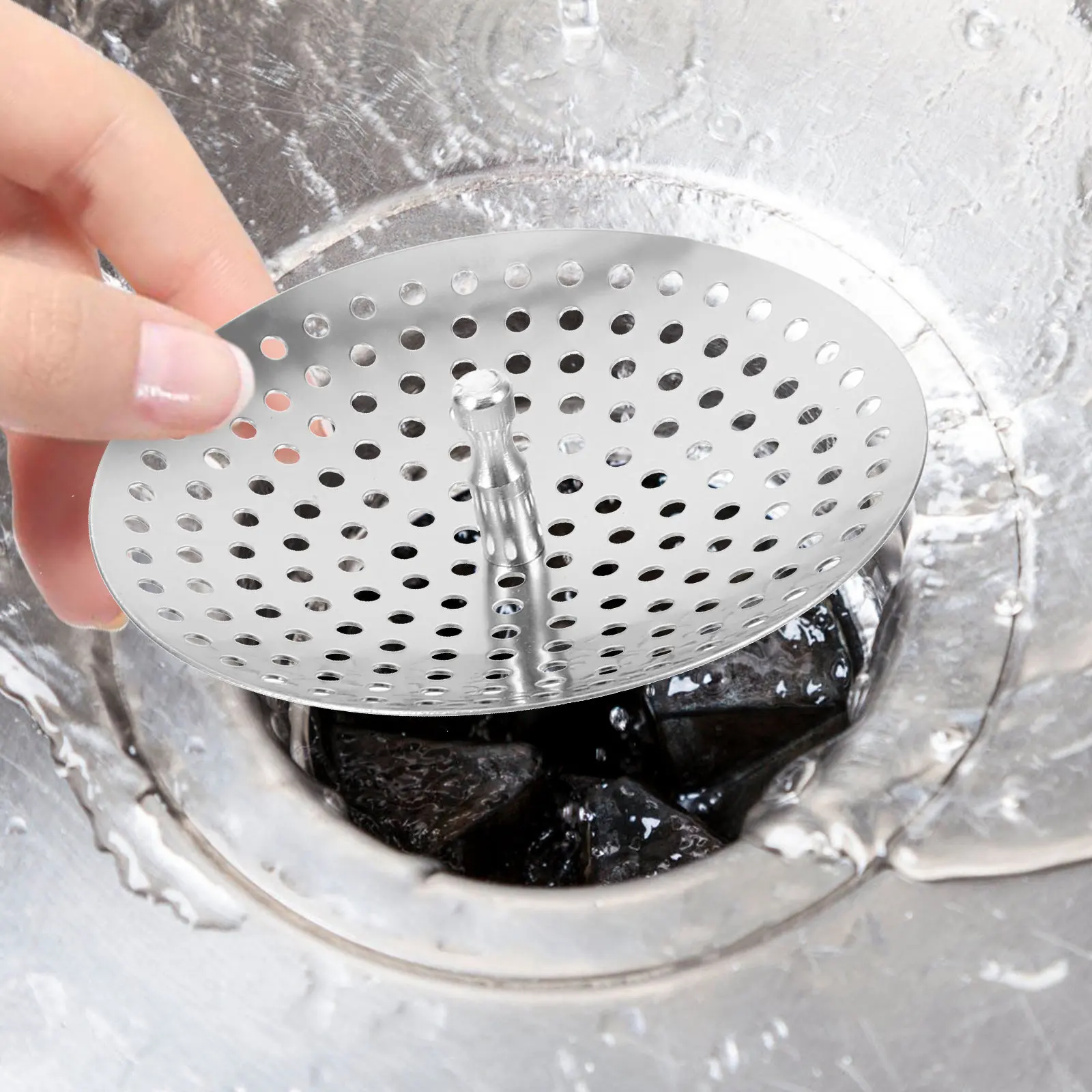 2Pcs Stainless Steel Kitchen Sink Strainer Basket Heavy Duty Drain Filter for Food Scraps Hair Catcher Utility Bathroom Rv Sink
2Pcs Stainless Steel Kitchen Sink Strainer Basket Heavy Duty Drain Filter for Food Scraps Hair Catcher Utility Bathroom Rv Sink