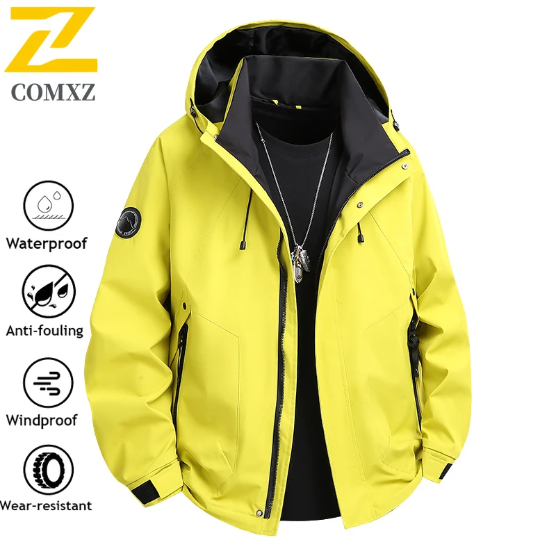 2025 Autumn New Hooded Jacket Men's Trendy Casual Waterproof Windproof Windbreaker Outdoor Clothing Fishing Hunting Hooded Coat
2025 Autumn New Hooded Jacket Men's Trendy Casual Waterproof Windproof Windbreaker Outdoor Clothing Fishing Hunting Hooded Coat