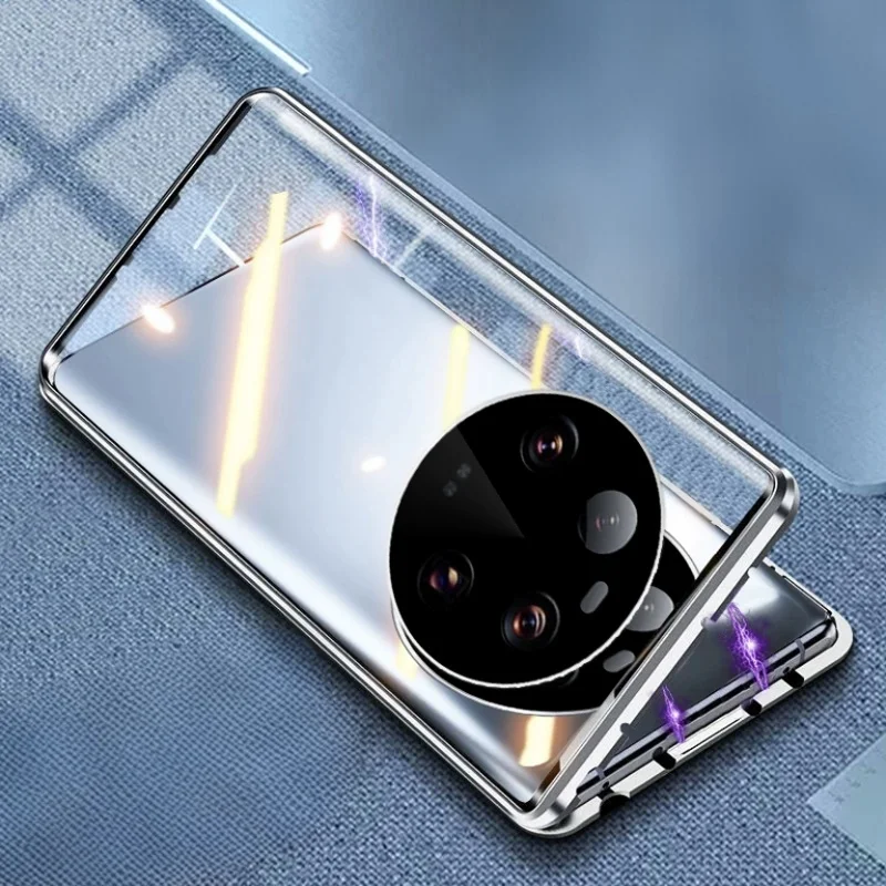 Metal Magnetic Phone Case for XiaoMi 14T 15T 13T 14 Ultra 17 Pro Max Lens Protection Double Sided Tempered Glass Cover Cases
Metal Magnetic Phone Case for XiaoMi 14T 15T 13T 14 Ultra 17 Pro Max Lens Protection Double Sided Tempered Glass Cover Cases