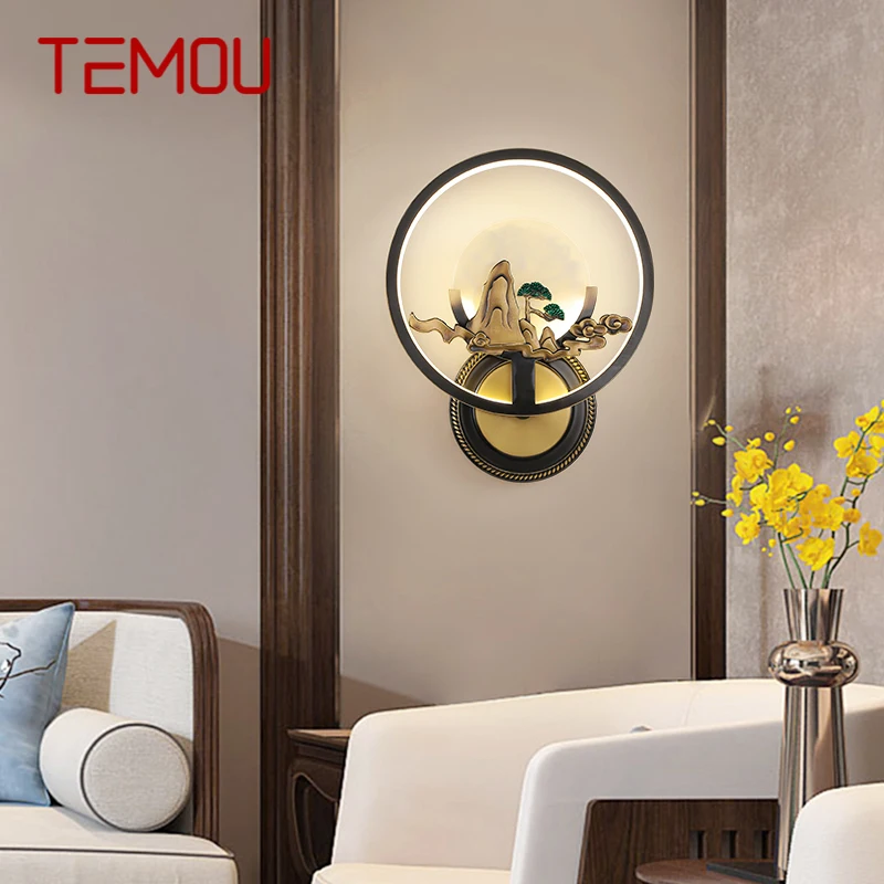 TEMOU Brass Wall Lamp LED Modern Luxury Marble Sconce Light Interior Decoration Household Bedroom Bedside Living Room Corridor
TEMOU Brass Wall Lamp LED Modern Luxury Marble Sconce Light Interior Decoration Household Bedroom Bedside Living Room Corridor