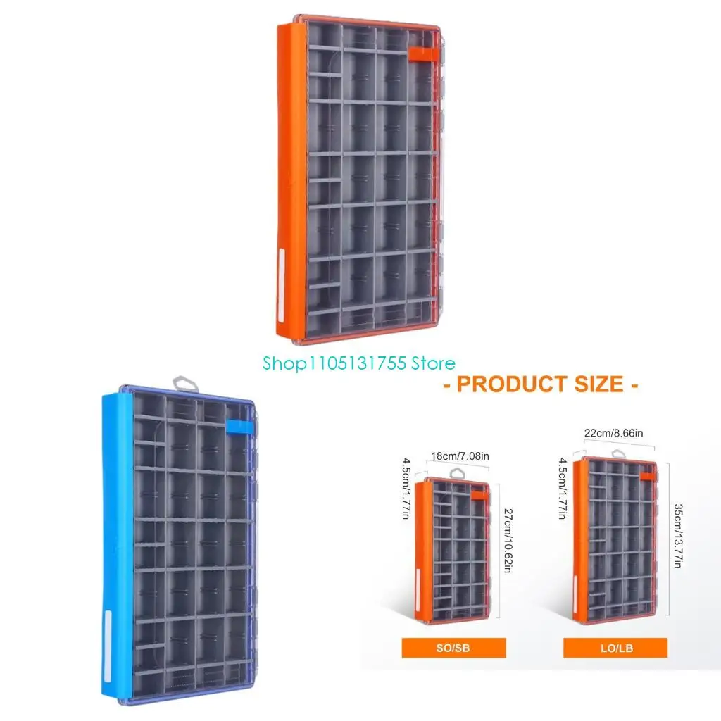 K0EF Fishing Tackle Box Lure Storage Box Baits Organizers with Removable Dividers
K0EF Fishing Tackle Box Lure Storage Box Baits Organizers with Removable Dividers