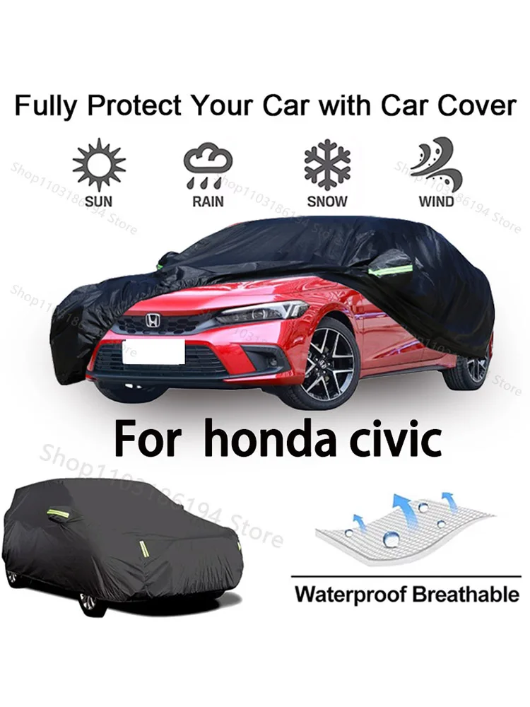 Full Car Cover For Honda Civic Outdoor Protective Gear-Snowproof, Sunshield, Waterproof and Dustproof Automobile Accessories
Full Car Cover For Honda Civic Outdoor Protective Gear-Snowproof, Sunshield, Waterproof and Dustproof Automobile Accessories