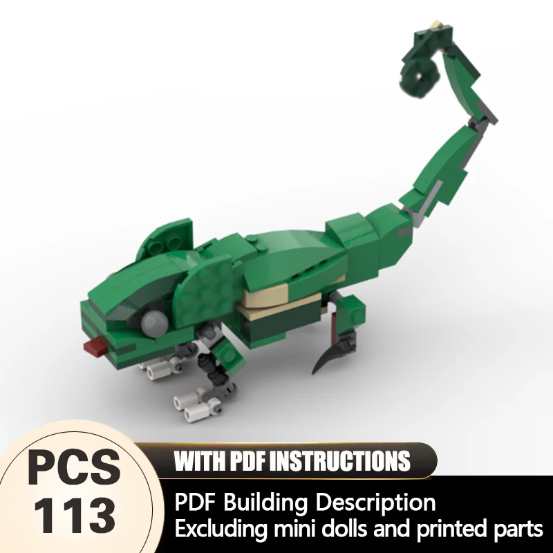 Creators Animal Series Model MOC Building Bricks Chamaeleontidae Modular Technology Gifts Holiday Assemble Children Toys Suit
Creators Animal Series Model MOC Building Bricks Chamaeleontidae Modular Technology Gifts Holiday Assemble Children Toys Suit