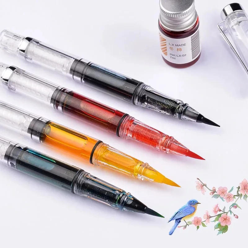9 Color Piston Brushes Calligraphy Brushes Self-priming Watercolor Brushes Paint Pen for Painting Art School Supplies Stationery
9 Color Piston Brushes Calligraphy Brushes Self-priming Watercolor Brushes Paint Pen for Painting Art School Supplies Stationery