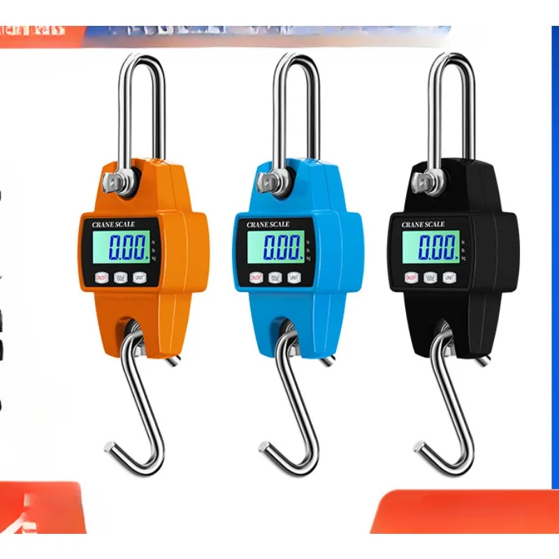 Portable mini electronic hook portable scale 300kg500kg electronic scale hanging scale
Portable mini electronic hook portable scale 300kg500kg electronic scale hanging scale