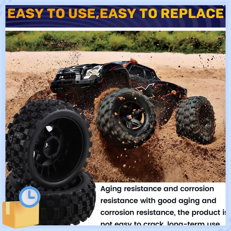 ABTK-4Pcs Rubber Tire Tyre For ARRMA1/18 2S TYPHON GROM RC Car Upgrade Parts Accessories
ABTK-4Pcs Rubber Tire Tyre For ARRMA1/18 2S TYPHON GROM RC Car Upgrade Parts Accessories