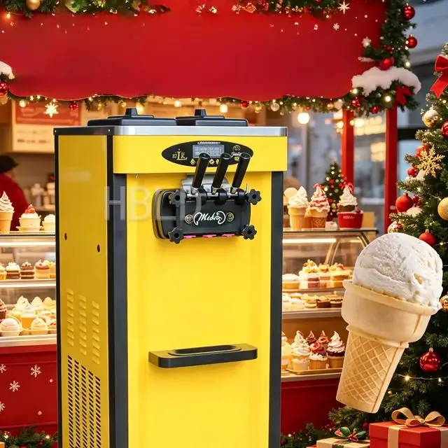 Air-Cooled Commercial Ice Cream Machine for Home Vertical Three Flavor Sundae Maker
Air-Cooled Commercial Ice Cream Machine for Home Vertical Three Flavor Sundae Maker