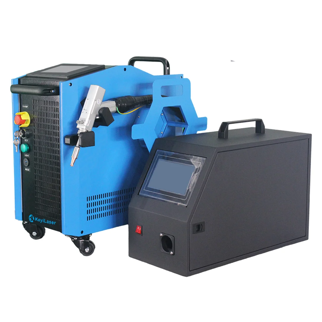 KEYILASER Portable MINI Handheld Air Cooling Laser Welding Machine Laser Source Welding System 800W 1200W 1500W