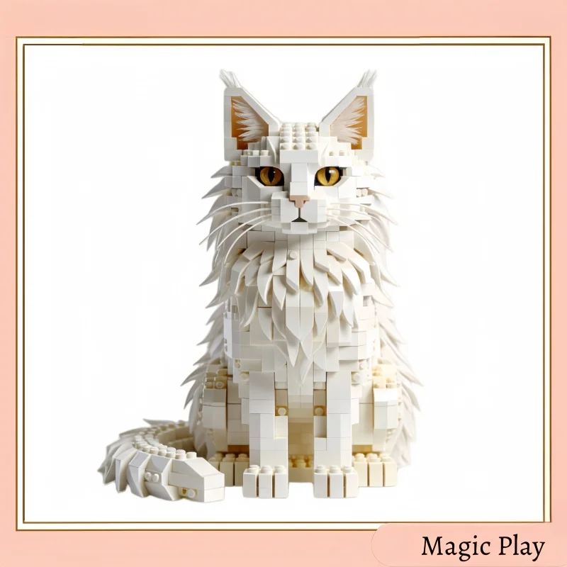 Mini Cat Building Blocks Set Cute Pet Kitten DIY 407 Pcs Lifelike Assembly Toy ABS Plastic Educational Gift For Cat Lovers
Mini Cat Building Blocks Set Cute Pet Kitten DIY 407 Pcs Lifelike Assembly Toy ABS Plastic Educational Gift For Cat Lovers