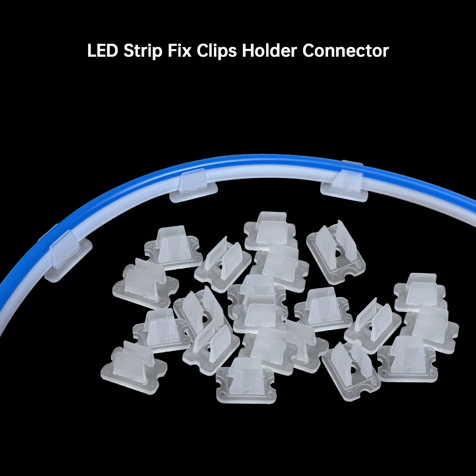 10Pcs-100Pcs Flexible LED Strip Clips Connector for 12mm 10mm 8mm 6mm 2835 5050 Neon Light Mounting with Screws Plastic Buckle
10Pcs-100Pcs Flexible LED Strip Clips Connector for 12mm 10mm 8mm 6mm 2835 5050 Neon Light Mounting with Screws Plastic Buckle
