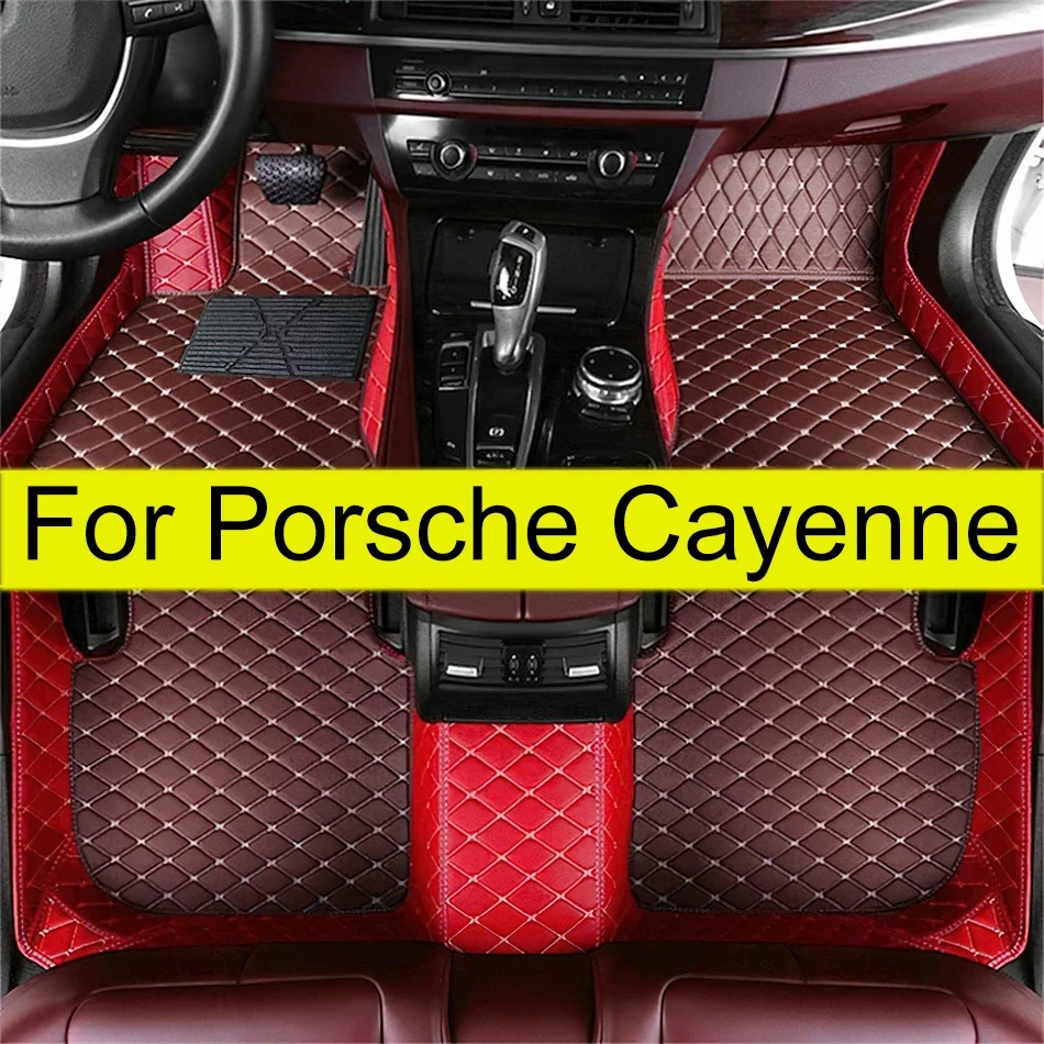 Car Floor Mats For Porsche Cayenne 2018-2024 Custom Auto Luxury Leather Foot Pads Automobile Carpet Cover Interior Accessories
Car Floor Mats For Porsche Cayenne 2018-2024 Custom Auto Luxury Leather Foot Pads Automobile Carpet Cover Interior Accessories